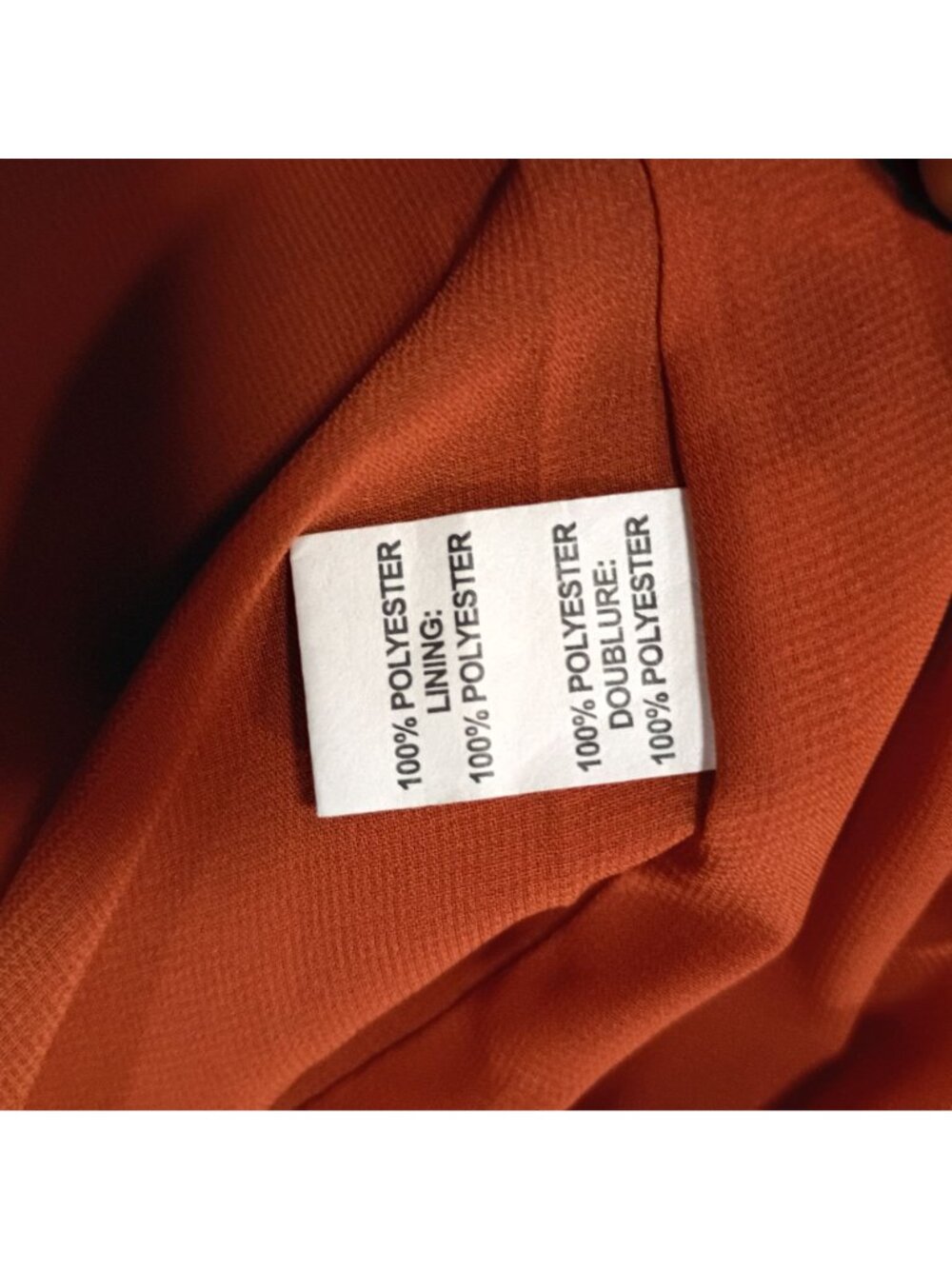 NWT Ramy Brook Foxy Mini Dress Women's 6 Cinnamon Satin Long Sleeve Side Ruched - Picture 12 of 16